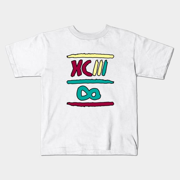 XCIII ∞ Paint Kids T-Shirt by The Smudge